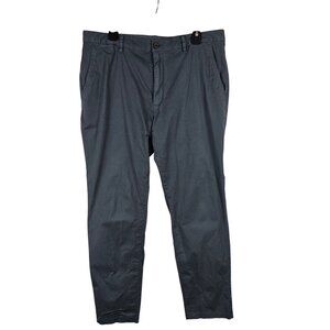 Bonobos Mens 36/30 Dark Gray Charcoal Straight‎ Leg Business Office Casual Pants